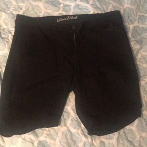 Black Jean Shorts